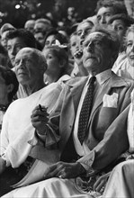 Picasso and Cocteau at Bullfight, 1955