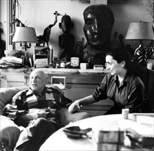 Pablo Picasso and Jacqueline Roque, 1957