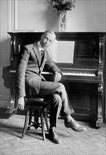 Sergei Prokofiev. Portrait of the Russian composer, pianist and conductor, Sergei Sergeyevich Prokofiev (1891-1953), photo by Bains News Service, c. 1918-1920