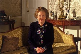 MARGARET THATCHER at 10 Downing Street while Prime Minister