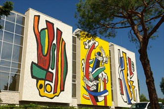 The Fernand Leger Museum in Biot, South of France