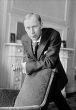 Portrait photo circa 1918 of Russian composer, pianist and conductor Sergei Prokofiev (1891 - 1953).