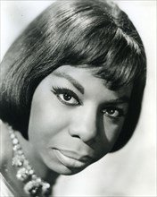 NINA SIMONE (1933-2003) Promotional photo of US singer and songwriter