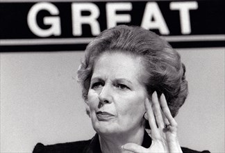 UK.Ex- Prime Minister Margaret Thatcher. London 1988