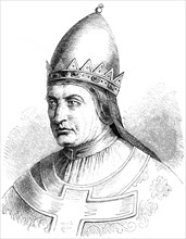 Pope Gregory VII, born Hildebrand of Sovana, Ildebrando da Soana, circa 1020-1085, pope from 1073-1085,