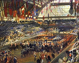 The Feasts of the coronation of King George V Military Tournament Olympia  London England 1911 Jacques Emile Blanche 1861-1942 
France French