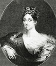 Queen Victoria (1819-1901). Queen of the United Kingdom of Great Britain and Ireland and Empress of India. Engraving in the Almanac of The Illustration, 1888.