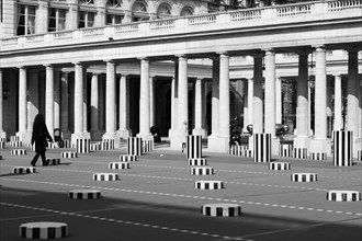 Les Deux Plateaux - The colonnes de Buren Palais-Royal Paris France