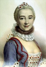 397 D'après Alexandre Roslin, Portrait d'une dame, dit à tort de Émilie Du Châtelet