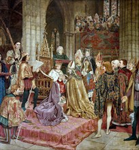 Hole  William Brassey - the Coronation of King James II at Holyrood  1437