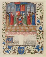 144 Coronation Henry VI Wavrin Anciennes Chroniques d'Angleterre Vol 5