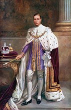 Collings  Albert Henry - King George VI in Coronation Robes