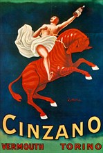 Leonetto Cappiello poster design for Cinzano