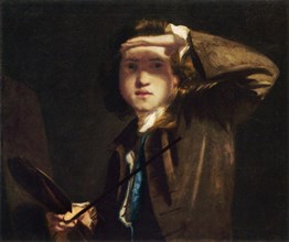 Self-portrait c.1747-9 by Joshua Reynolds.