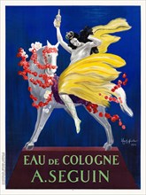Eau de Cologne. A. Seguin by Leonetto Cappiello (1875-1942). Poster published in 1922 in France.