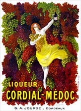 Liquer Cordial-Médoc by Leonetto Cappiello (1875-1942). Poster published in 1904 in France.