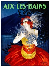 Aix-les-Bains by Leonetto Cappiello (1875-1942). Poster published in 1921 in France.