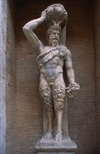 Rome Italy Capitoline Museum Statue Satyrs - Greek God Pan God Of Fertility & Countryside