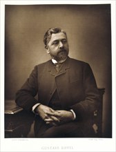Gustave Eiffel (1832-1923), French engineer.(1880). His most historic and best-known work is the Eiffel Tower built for the Paris Exposition of 1889 and remained the tallest building in the world unti...