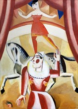 Le Cirque - Circus  1924 Gustave De Smet 1877-1943 Belgian Belgium