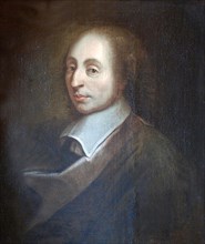 Portrait of Blaise Pascal by François II Quesnel, which was made for Gérard Edelinck in 1691, Oil on canvas.

He was a French mathematician, physicist, inventor, writer and Christian philosopher.