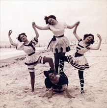 Coney Island Beachgoers, 1898