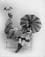 Jean & Jacques' c.1916  "By the Sea" Vaudeville act, done in period bathing attire. Their act finished with a number of excellent contortion acts, by both of them. Overall, Jean & Jacques were truly p...
