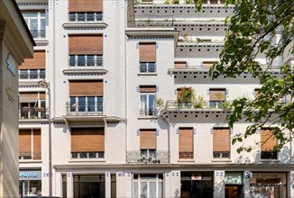 Stepped-terrace apartment building by architect Henri Sauvage (1873-1932) at 26, rue Vavin. It was constructed in 1912-1914.