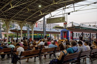Basmane/Izmir/Turkey- 26/08/2019: Basmane Railway Station is an intercity and regional railway terminal and rapid transit station