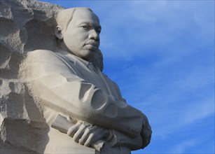 Detail of the Martin Luther King Jr. monument in Washington, D.C.