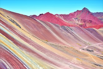 Rainbow Mountain in the Cusco region, Peru