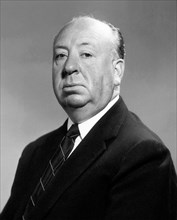 Alfred Hitchcock. Portrait of the English film director, Sir Alfred Joseph Hitchcock (1899-1980), studio publicity shot