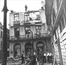world war ii : bombing of nantes, France