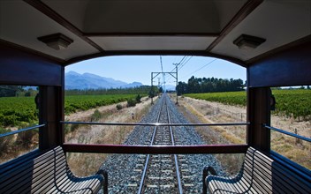 South Africa, the Rovos Rail luxury train travelling between Cape Town and Pretoria
