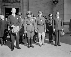 Col. Fulgencio Batista, Cuba's Dictator, arriving in Washington in 1938