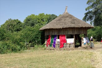 African hut in Ethiopia