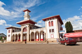 The railway station of Antsirabe, Madagascar highlands
