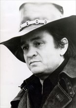 Portrait of singer Johnny Cash