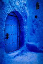BLUE DOOR CHEFCHAOUEN MOROCCO AFRICA
