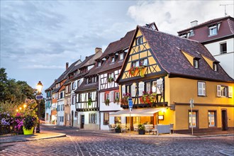Traditional french houses in Petit Venice, Colmar, France