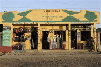 Clothing business, Gopa, Bale mountains, Ethiopia,