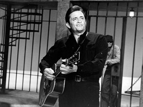 JOHNNY CASH (1932-2003) Promotional photo of American singer and songwriter about 1970