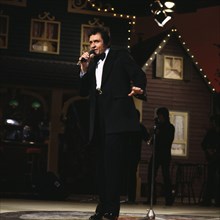 JOHNNY CASH in the Show: 'Freddy Quinn and his friends' (1980) / Überschrift: Johnny Cash