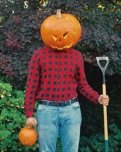 Pumpkin head Halloween costume