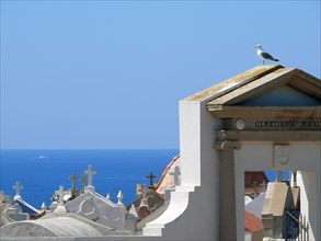 San Franzé marine cemetery, Bonifacio, Bunifaziu, Corsica, France