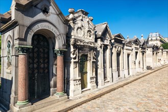 Montmartre Cemetery in Paris, France
