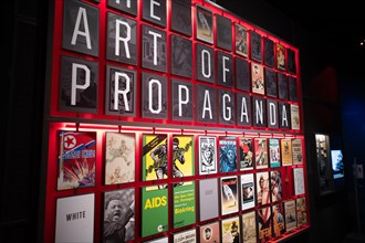 WASHINGTON DC, United States — Tourists explore the International Spy Museum located in the heart of Washington DC, fascinated by its immersive displa