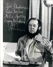 Nov. 11, 1974 - Solzhenitsyn holds press conference: Alexander Solzhenitsyn held his first Press Conference in the West since he was expelled from Russia in March. The purpose of the conference held i...