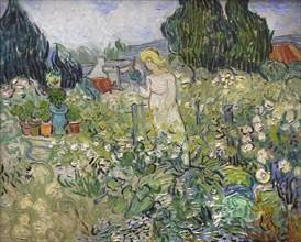 Mademoiselle Gachet in her garden at Auvers-sur-Oise 1890 Vincent van Gogh 1853– 1890 the Netherlands Dutch Post-Impressionist painter