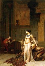 Gerome Jean-Léon -  Cleopatra Before Caesar